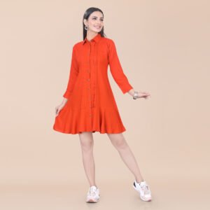 Alternative view of Orange Top and Tunic
