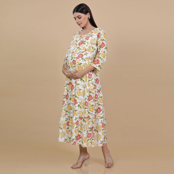 Multicolour Feeding & Maternrity Kurti - Image 3