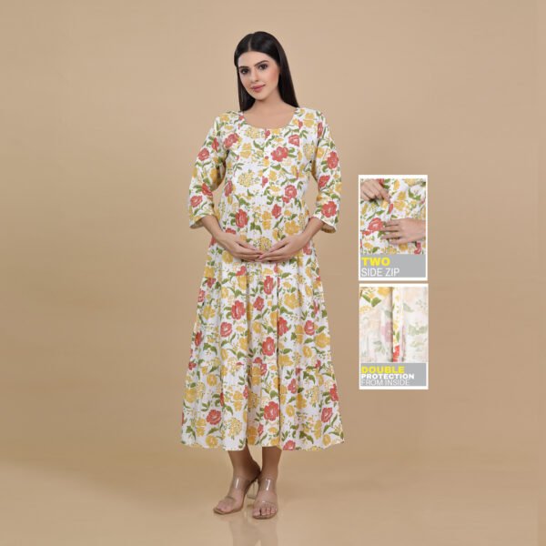 Multicolour Feeding & Maternrity Kurti