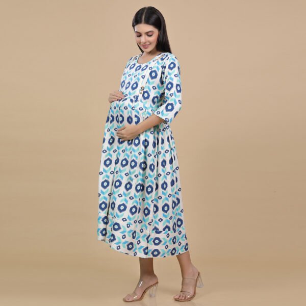 Multicolour Feeding & Maternrity Kurti - Image 2