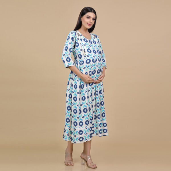 Multicolour Feeding & Maternrity Kurti - Image 3