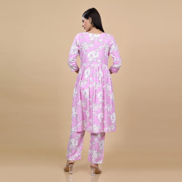 Pink Feeding & Maternity Dress (Top&Bottom) - Image 4