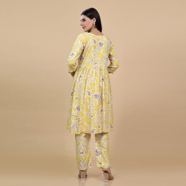 Yellow Feeding & Maternity Dress (Top&Bottom) - Image 4