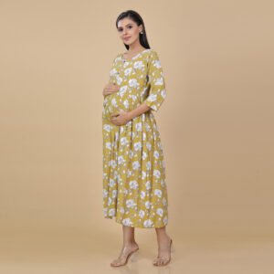 Alternative view of Fawn Feeding & Maternrity Kurti