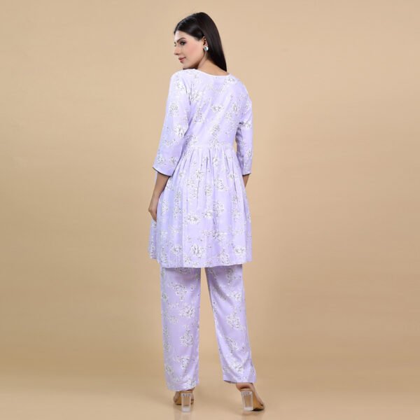 Lilac Feeding & Maternity Night Suit(Top&Bottom) - Image 4