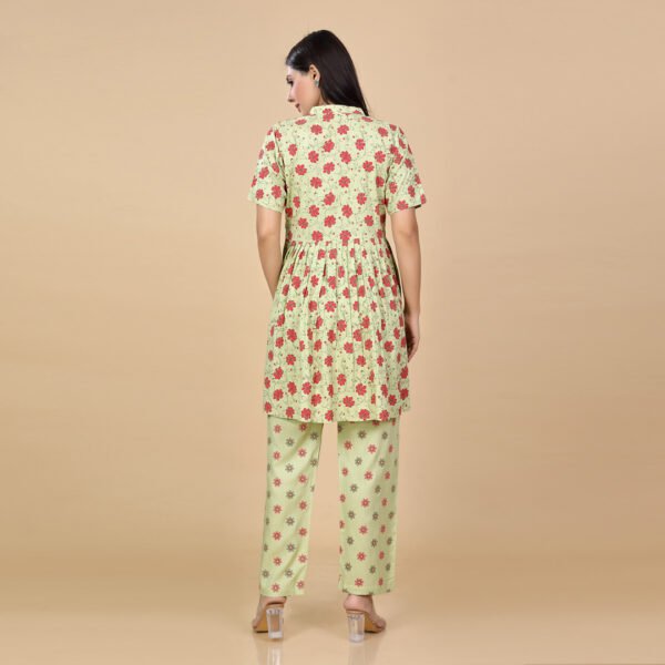 Multicolour Feeding & Maternity Night Suit(Top&Bottom) - Image 4
