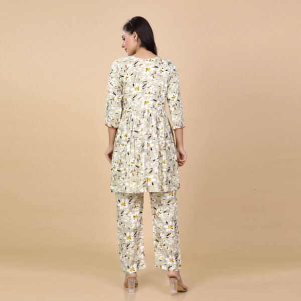Multicolour Feeding & Maternity Night Suit(Top&Bottom) - Image 4
