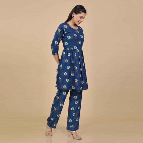 Blue Feeding & Maternity Night Suit(Top&Bottom) - Image 3