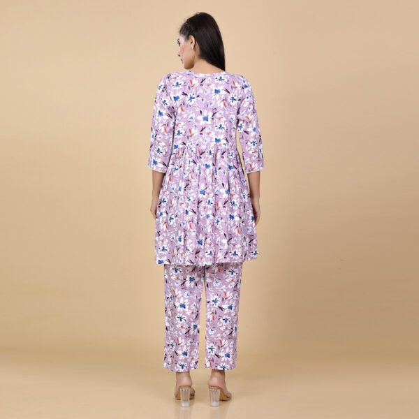 Multicolour Feeding & Maternity Night Suit(Top&Bottom) - Image 4