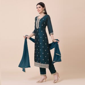 Alternative view of Designer Green Suit Set