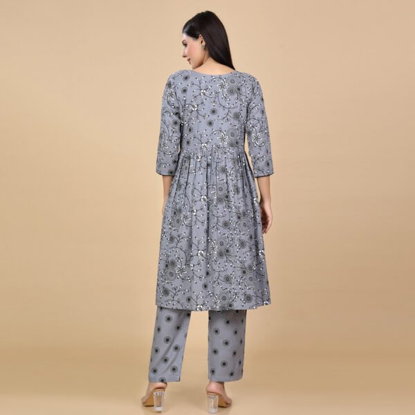 Grey Feeding & Maternity Dress (Top&Bottom) - Image 4