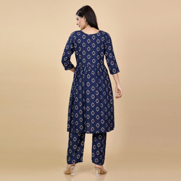 Blue Feeding & Maternity Dress (Top&Bottom) - Image 4