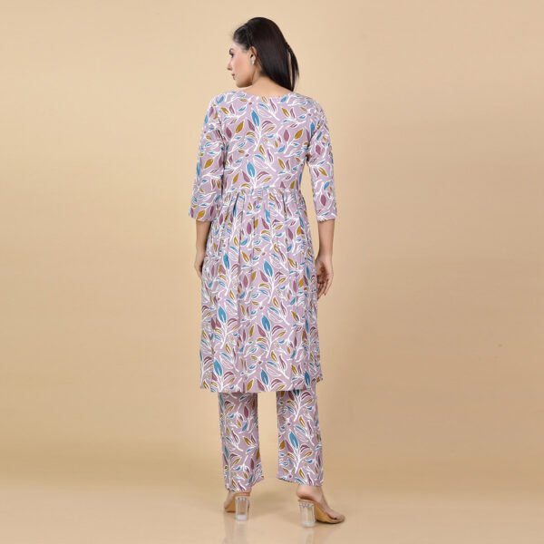 Multicolour Feeding & Maternity Dress (Top&Bottom) - Image 4
