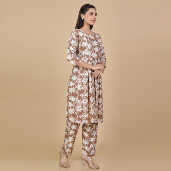 Coffee Bean Feeding & Maternity Dress (Top&Bottom) - Image 3